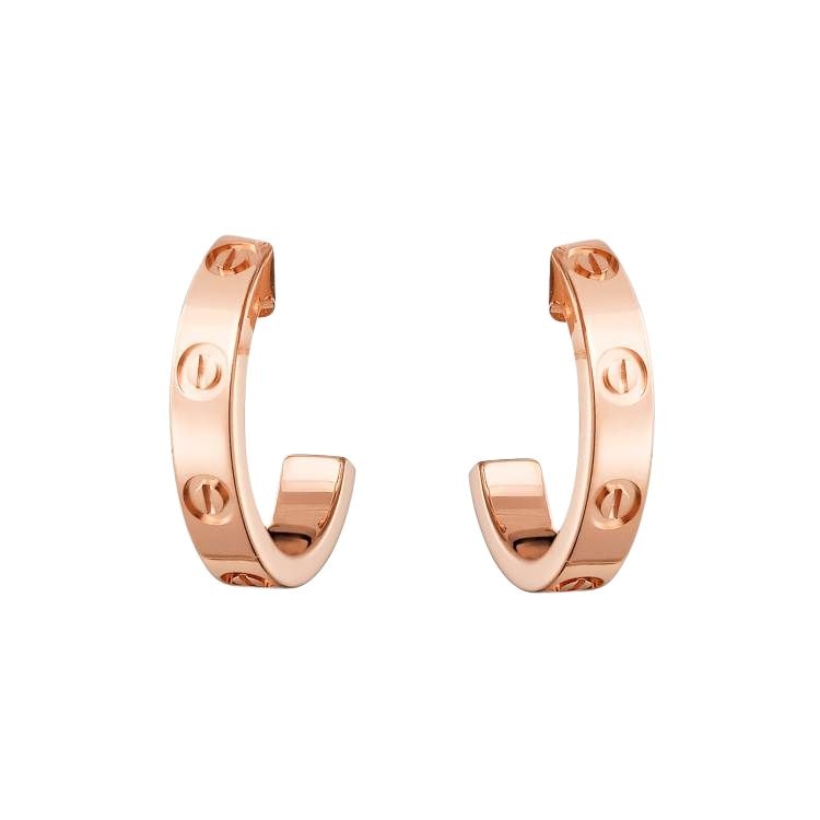 CARTIER/卡地亚 Cartier LOVE Earrings Rose Gold
