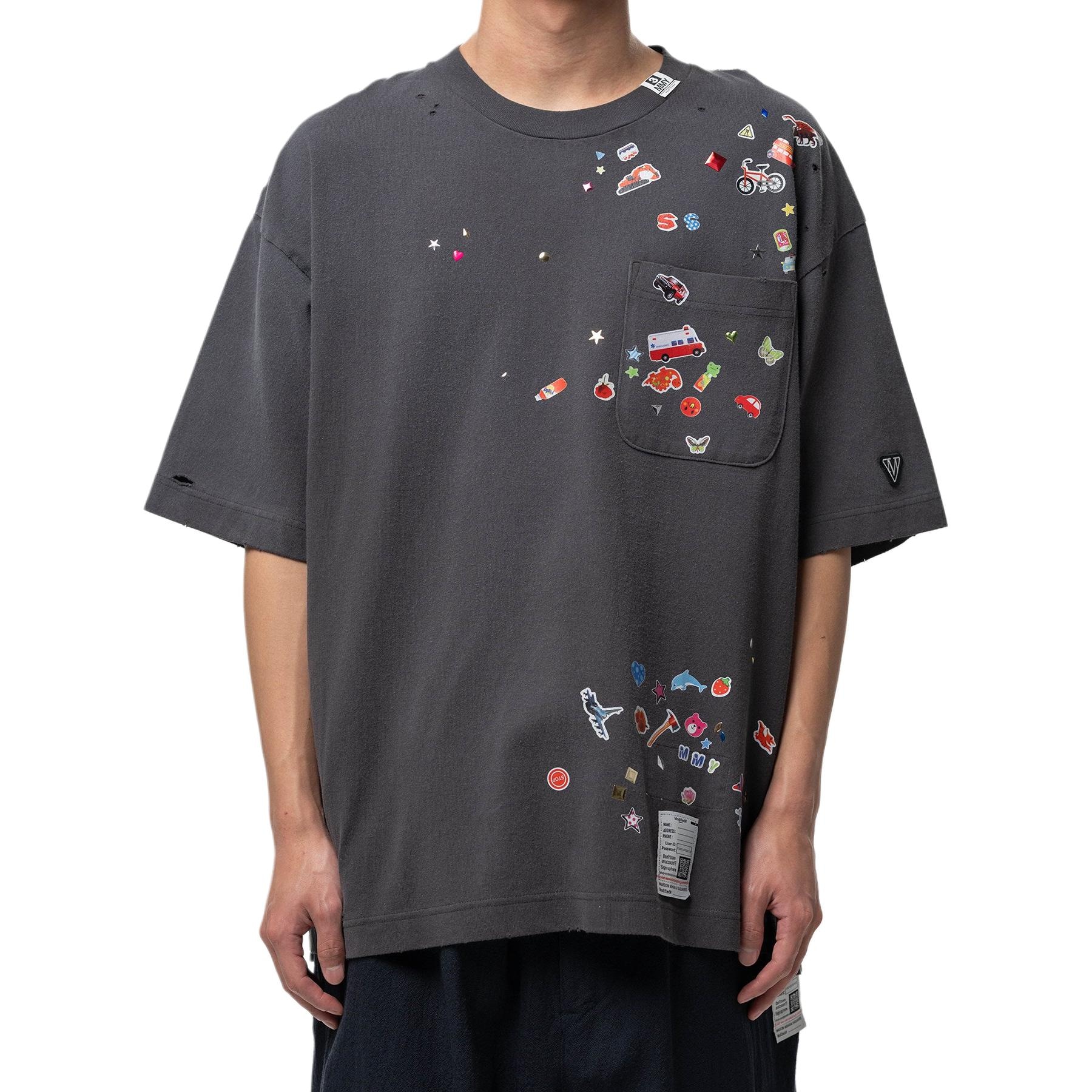 Maison Mihara Yasuhiro MMY SS26 Kids Sticker Printed T-shirt 2026 T