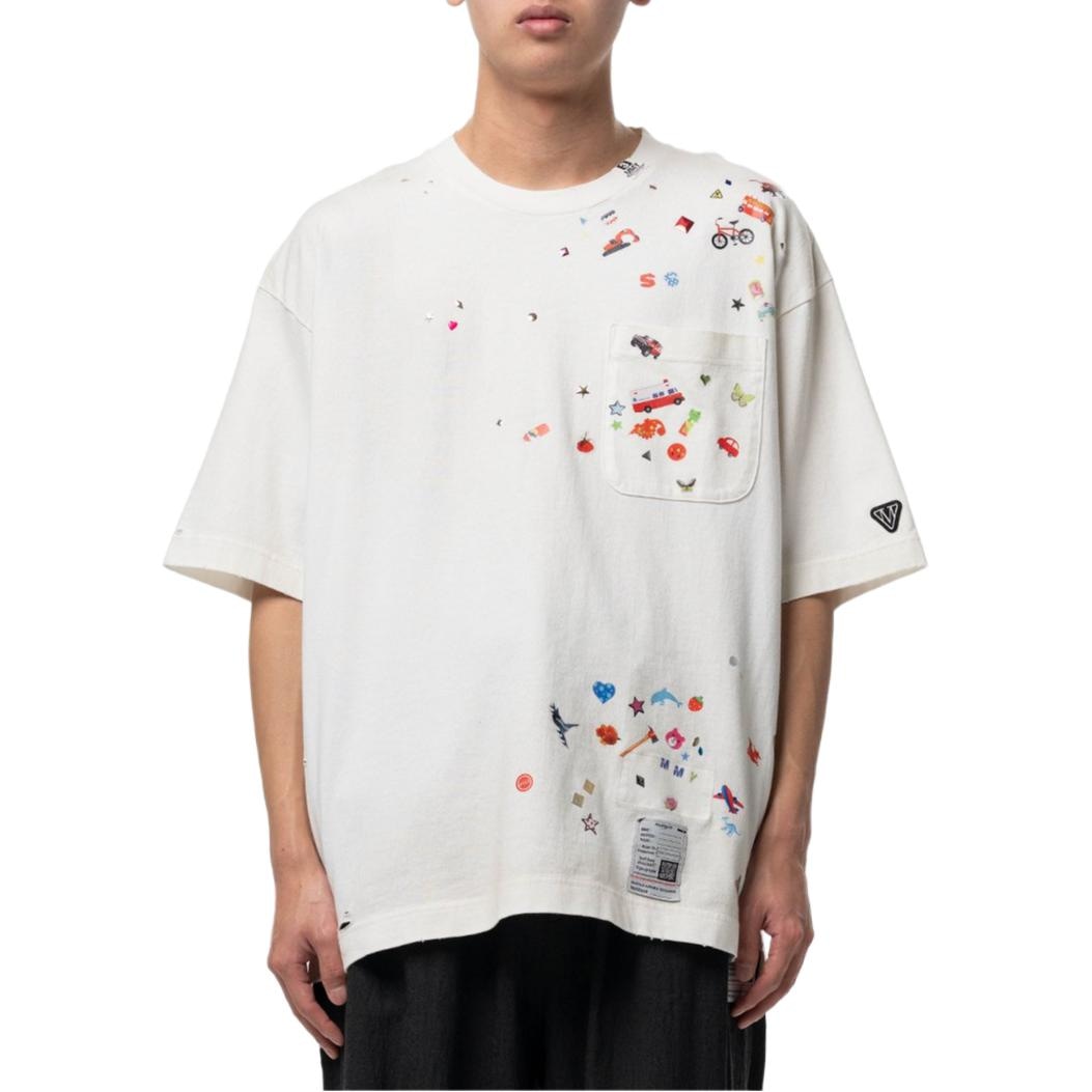 Maison Mihara Yasuhiro MMY SS26 Kids Sticker Printed T-shirt 2026 T