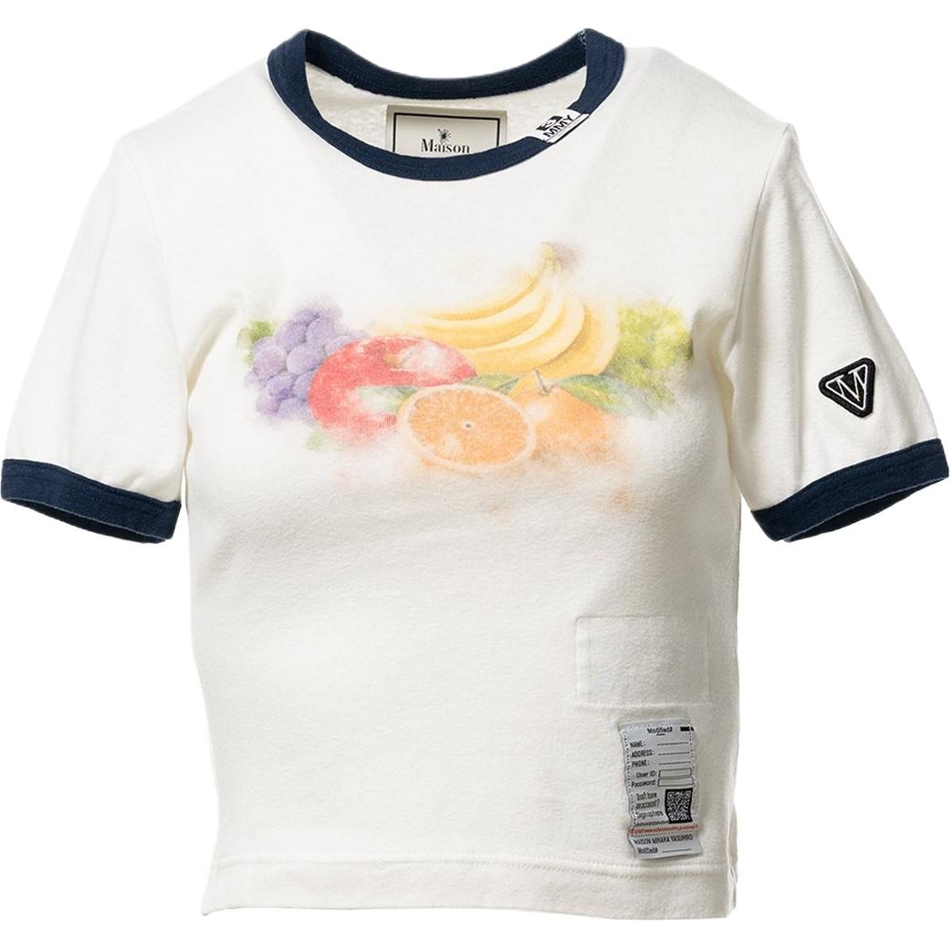 Maison Mihara Yasuhiro MMY SS26 Fruit Printed Ringer Mini T-shirt 2026 T