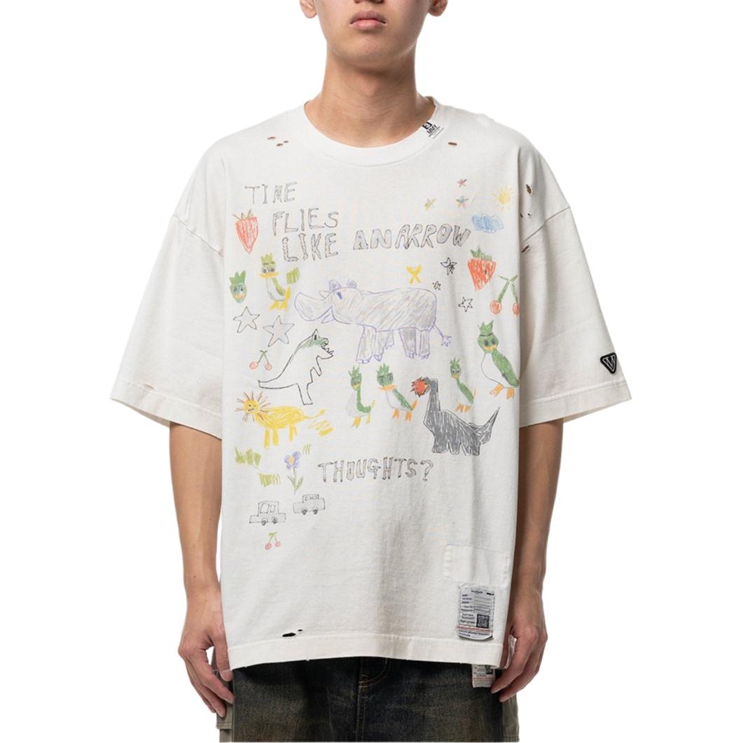 Maison Mihara Yasuhiro MMY SS26 Kids Doodle Printed T-shirt 2026 T