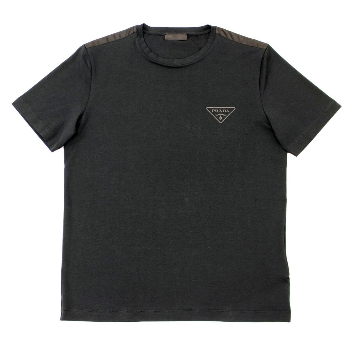Prada Crew Neck T-Shirt Black
