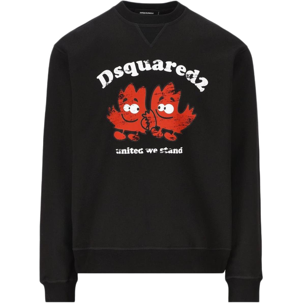 DSQUARED 2 DSQUARED2 FW23 Crewneck Sweatshirt Black