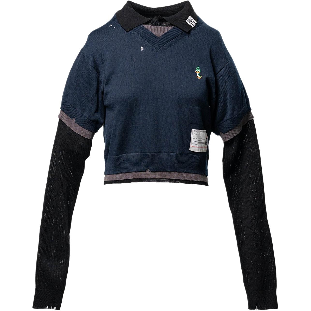 Maison Mihara Yasuhiro MMY SS26 Triple Layered Knit Sweater 2026