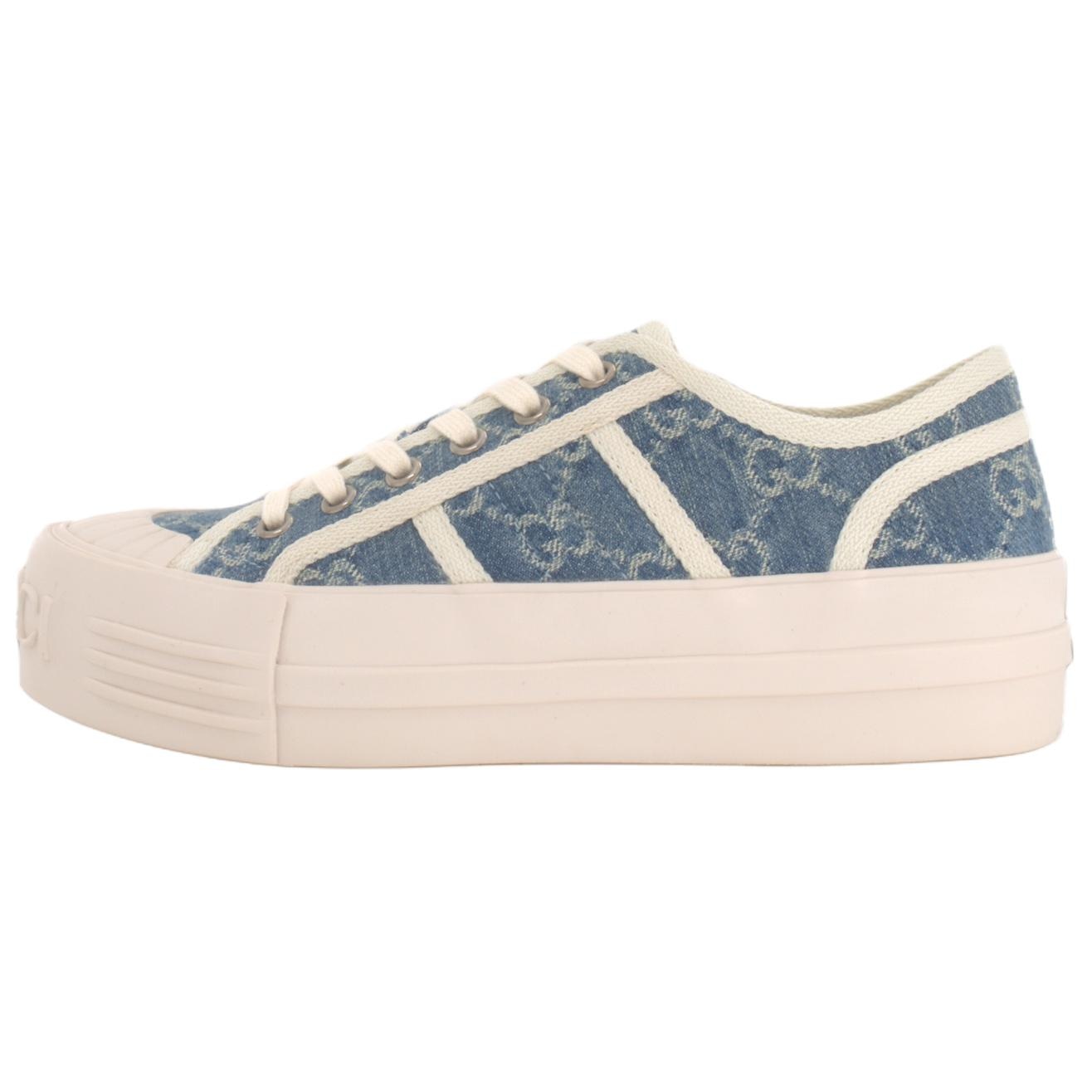 GUCCI/古驰 Gucci Canvas Low-Top Sneakers