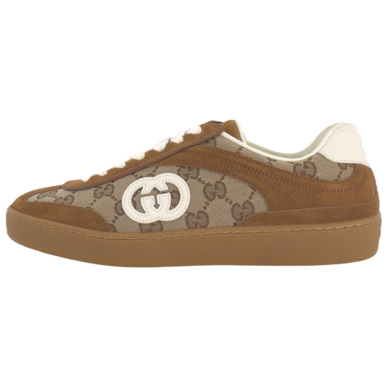GUCCI/古驰 Gucci Brown Low-Top Sneakers