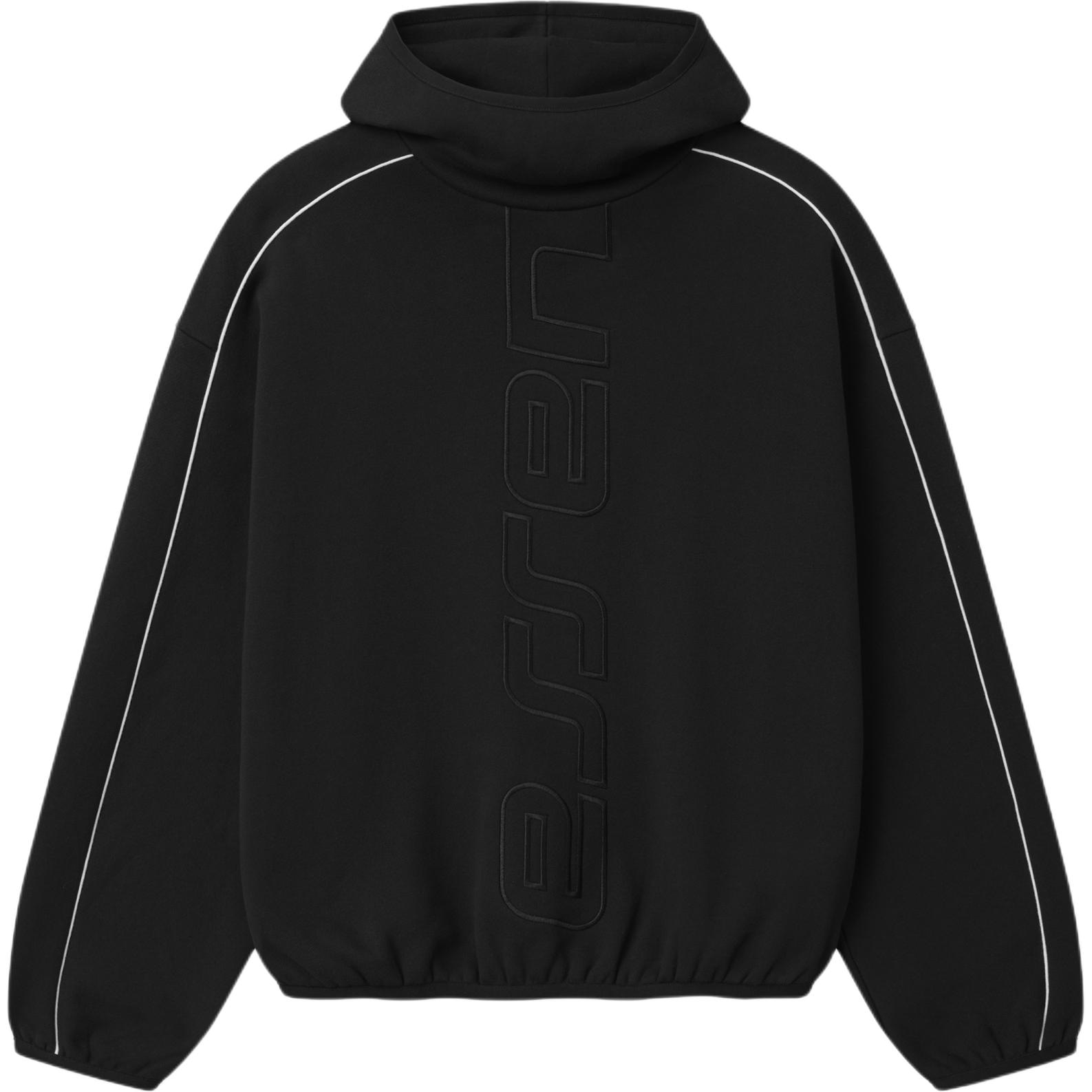 Fear of God Essentials Essentials ACTIVE TRACE MODERN FLEECE HOODIE VINTAGE BLACK