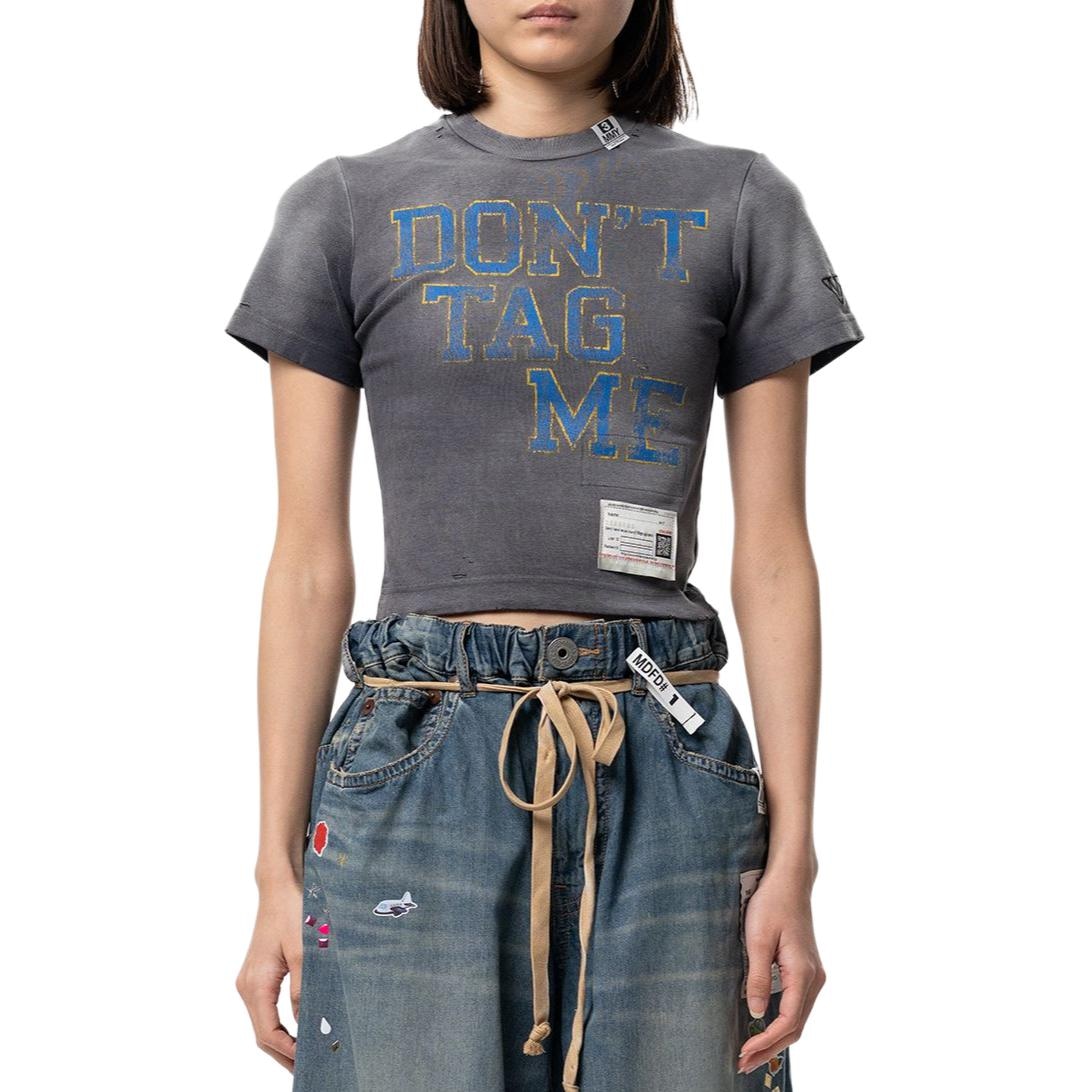 Maison Mihara Yasuhiro MMY SS26 Don't Tag Me Printed Mini T-shirt 2026 T