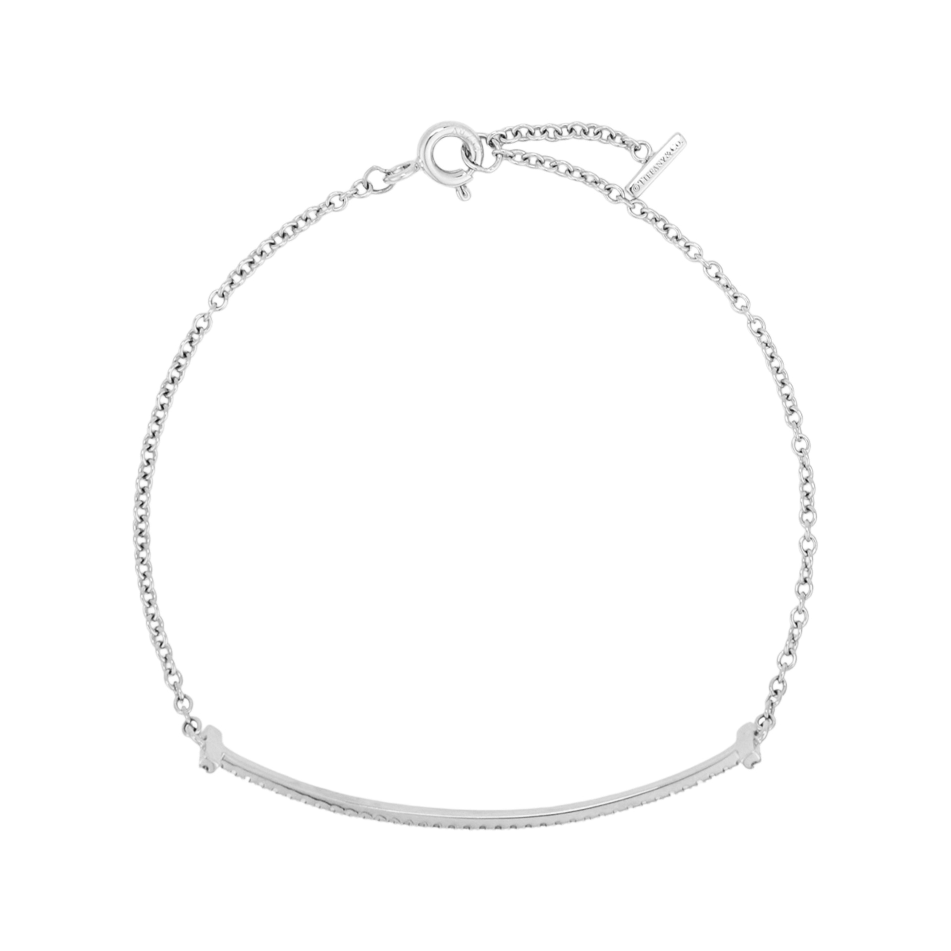 TIFFANY & CO./蒂芙尼 Tiffany & Co. T Smile Diamond Bracelet