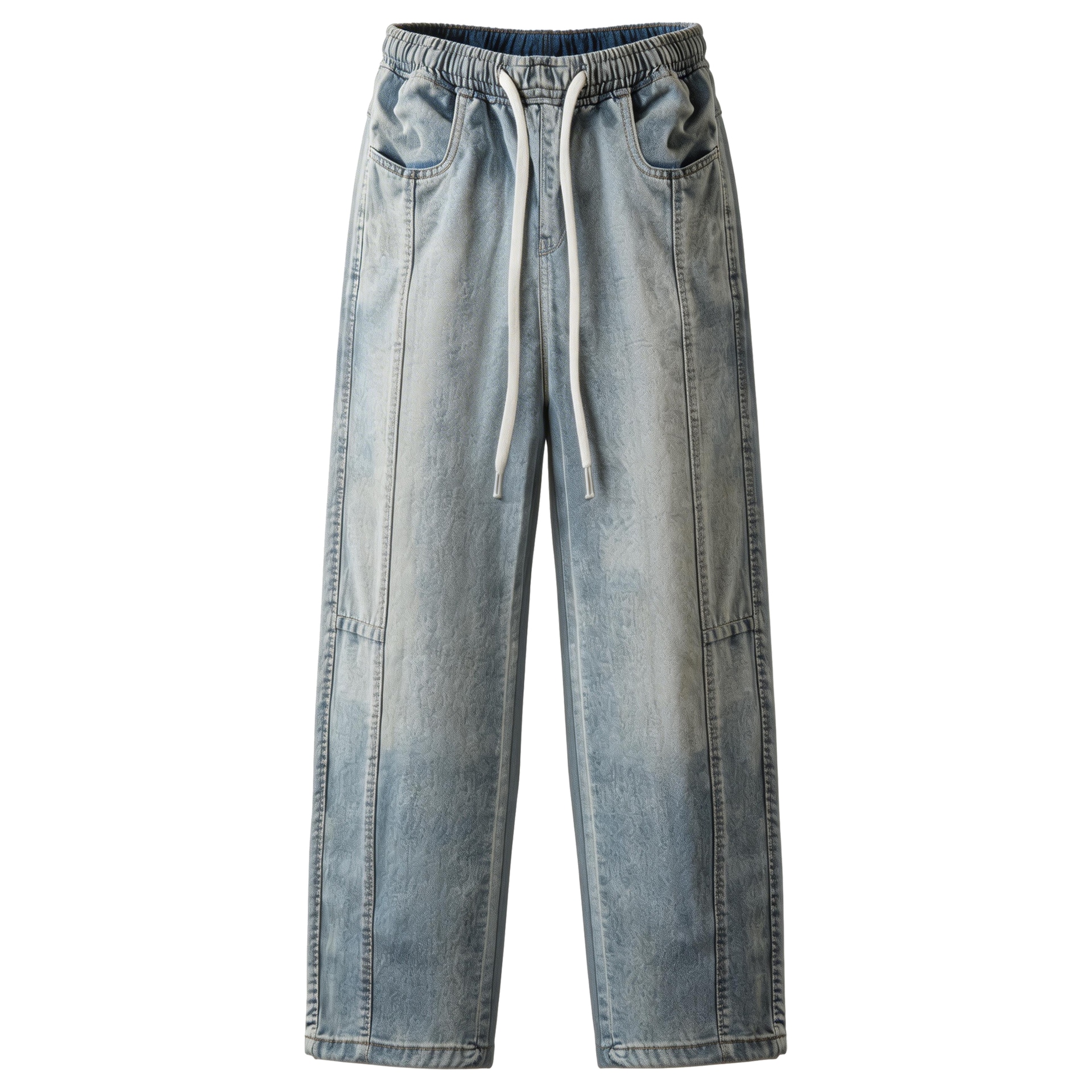 BRNR Vintage Washed Straight Jeans