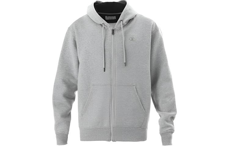 Champion Hoodie Jacket Light Grey