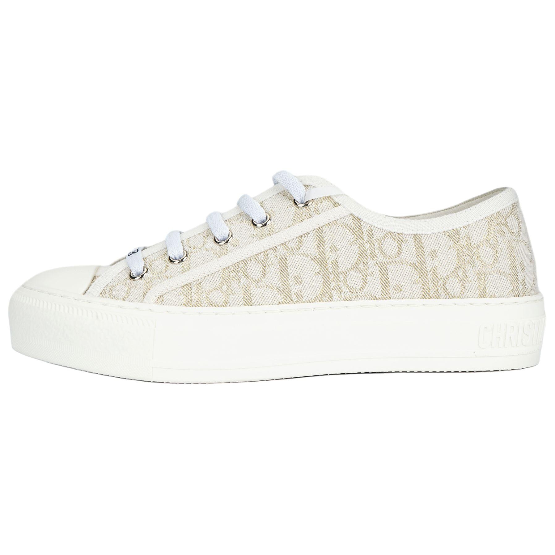 DIOR Walk'n'Dior Low Top Sneakers White Platinum