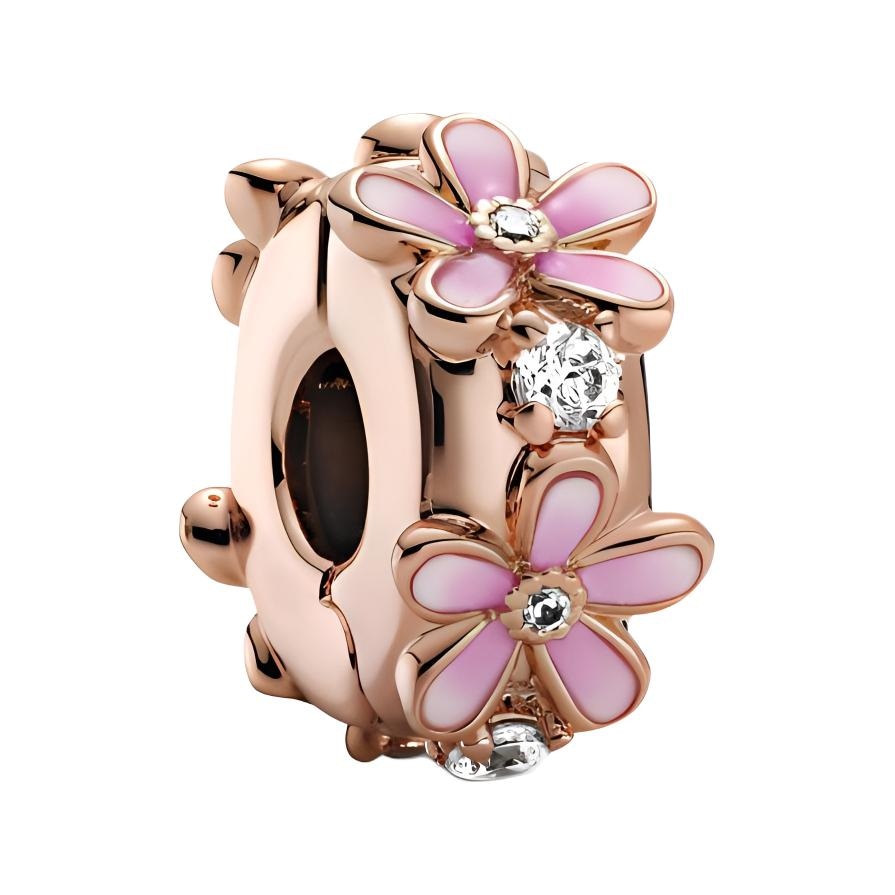 Pandora/潘多拉 Pandora Daisy Clip Charm Rose Gold