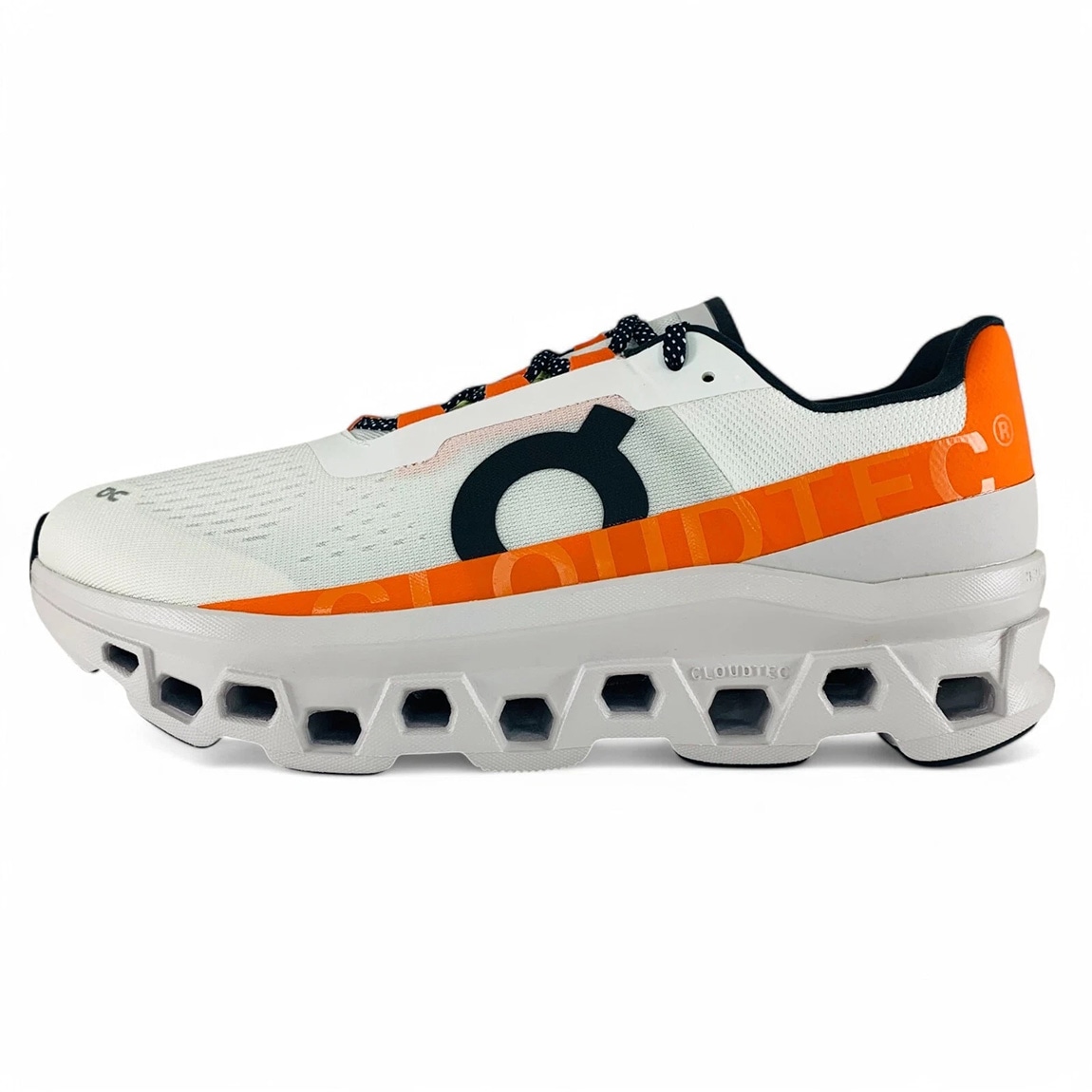 On昂跑 On Cloudmonster White Orange