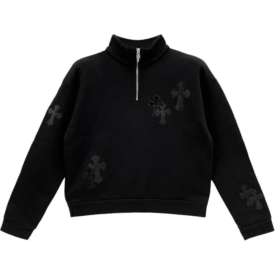 Chrome Hearts 克罗心 十字架贴花长袖 卫衣 男女同款