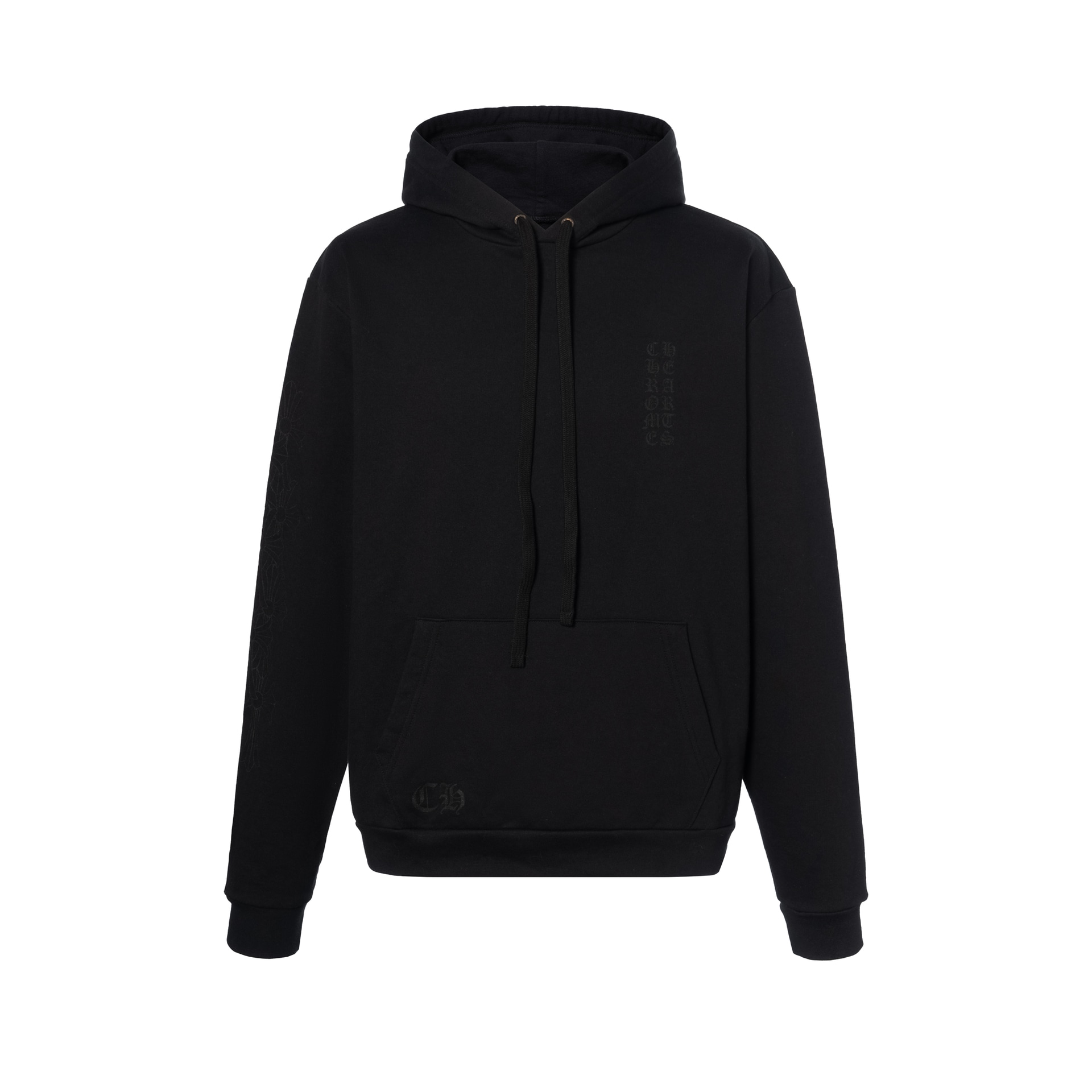 Chrome Hearts 克罗心 迈阿密限定 暗纹十字架连帽长袖 卫衣 男款