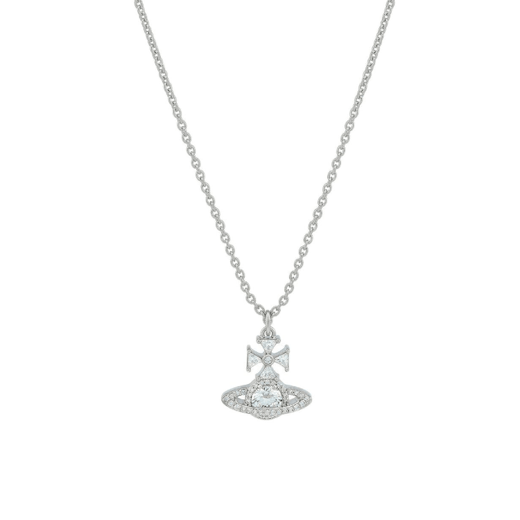 Vivienne Westwood 西太后 品牌打造精致设计 黄铜 项链 女款 银白色