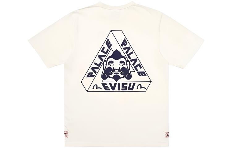 PALACE x EVISU Logo T-shirt White