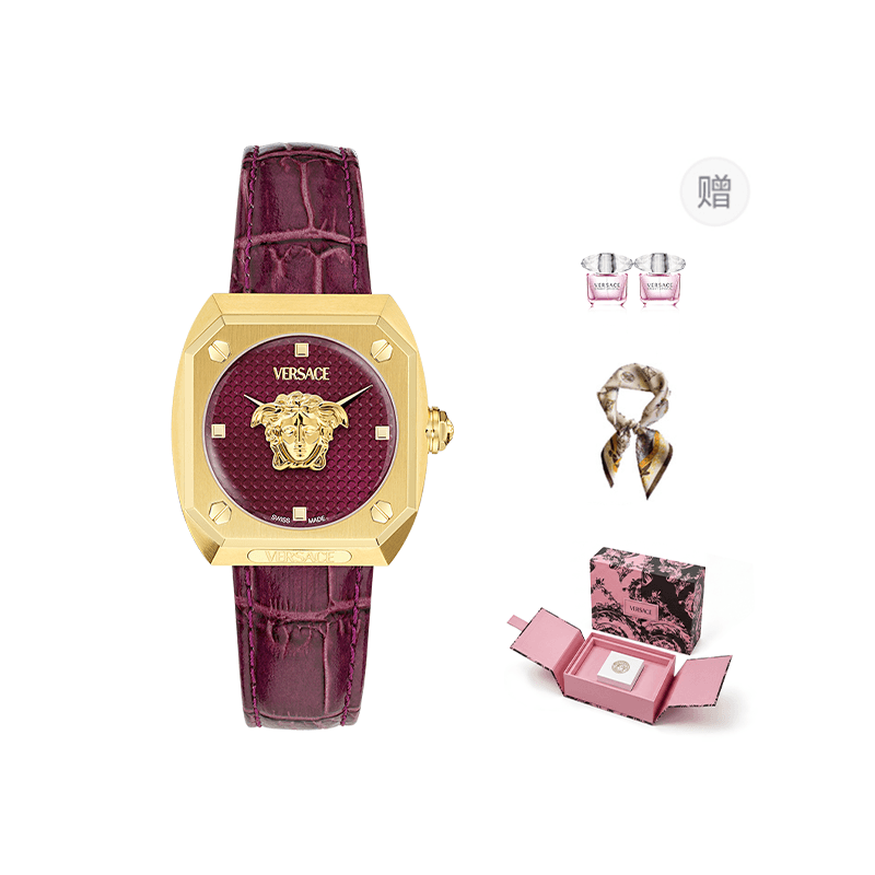 VERSACE/范思哲 Versace Medusa Antares Quartz 35mm Red