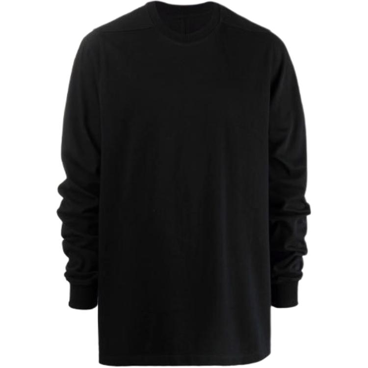 Rick Owens FW21 Black Pullover Sweatshirt