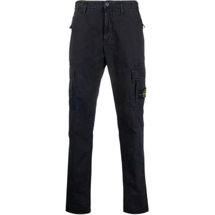 Stone Island SS22 Black Cargo Pants