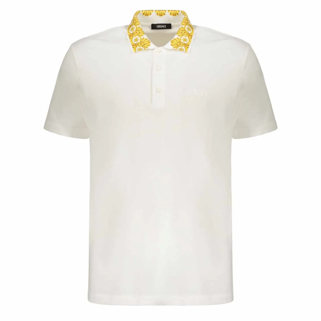 VERSACE/范思哲 Versace SS24 Logo Polo White