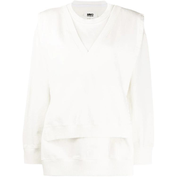 MM6 Maison Margiela FW21 Pullover White