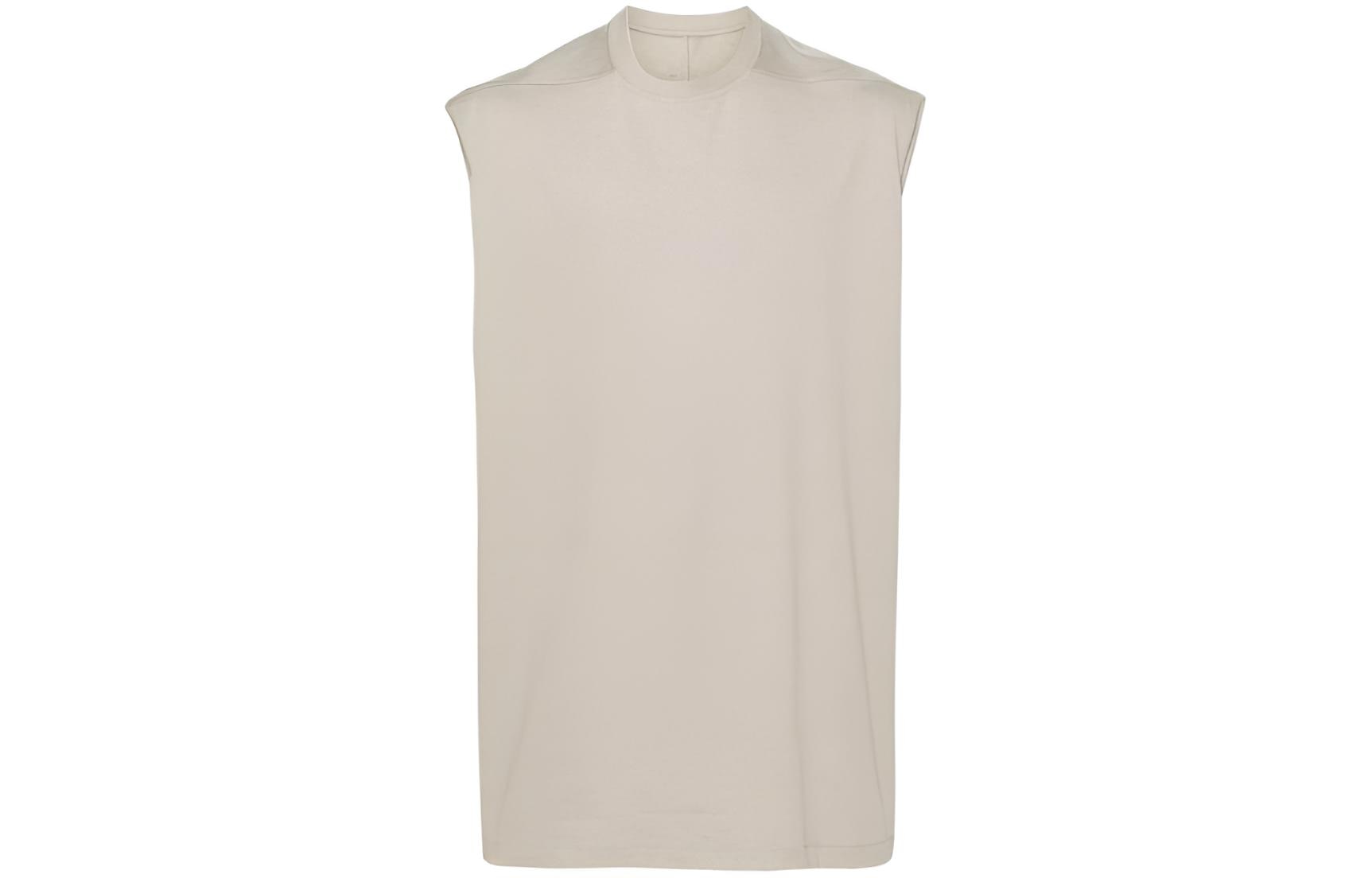Rick Owens RO SS24 Sleeveless Tee Light Brown