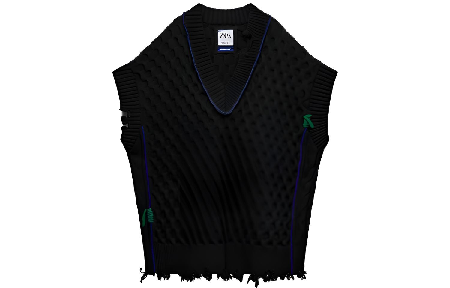 ADER ERROR x ZARA FW21 Wool Vest Black