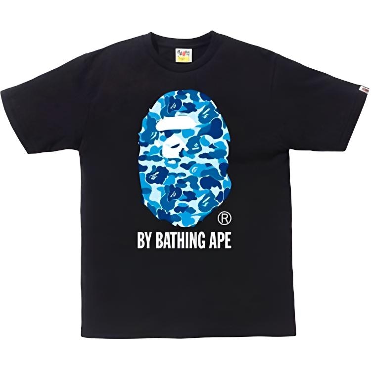 A BATHING APE Abc By Bathing Tee Blue Camo