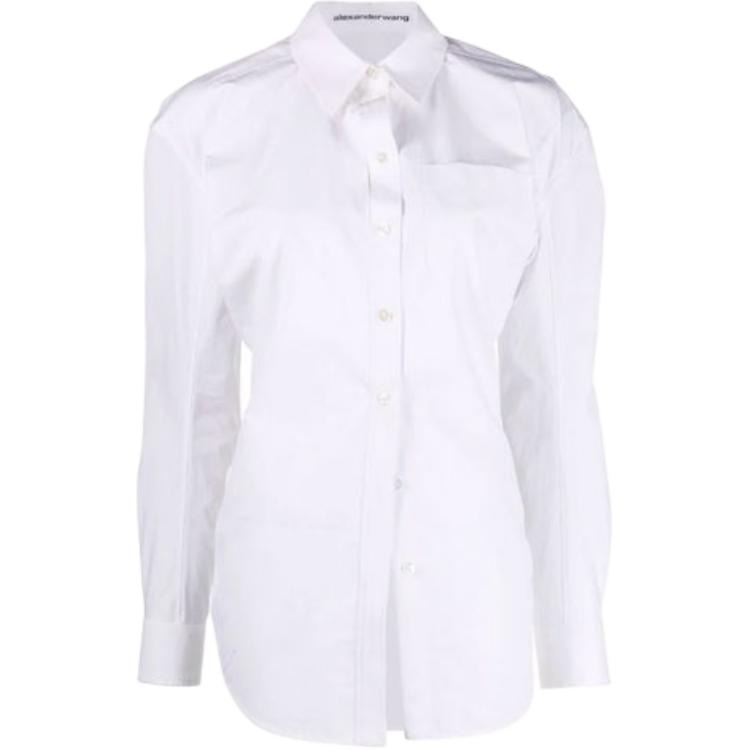 Alexander Wang SS22 White Long Sleeve Shirt