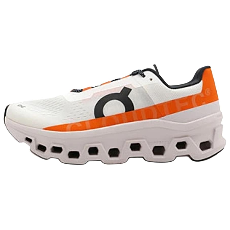 On昂跑 On Cloudmonster White Orange
