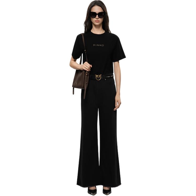PINKO FW25 Mid-Rise Cotton Denim Jeans