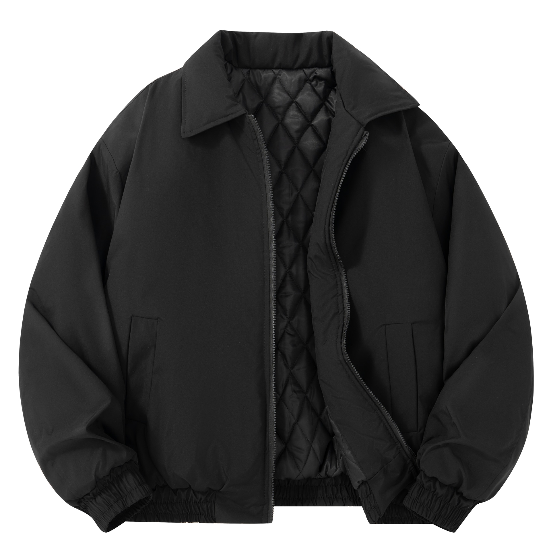 FORHUG Basic Retro Zip Jacket