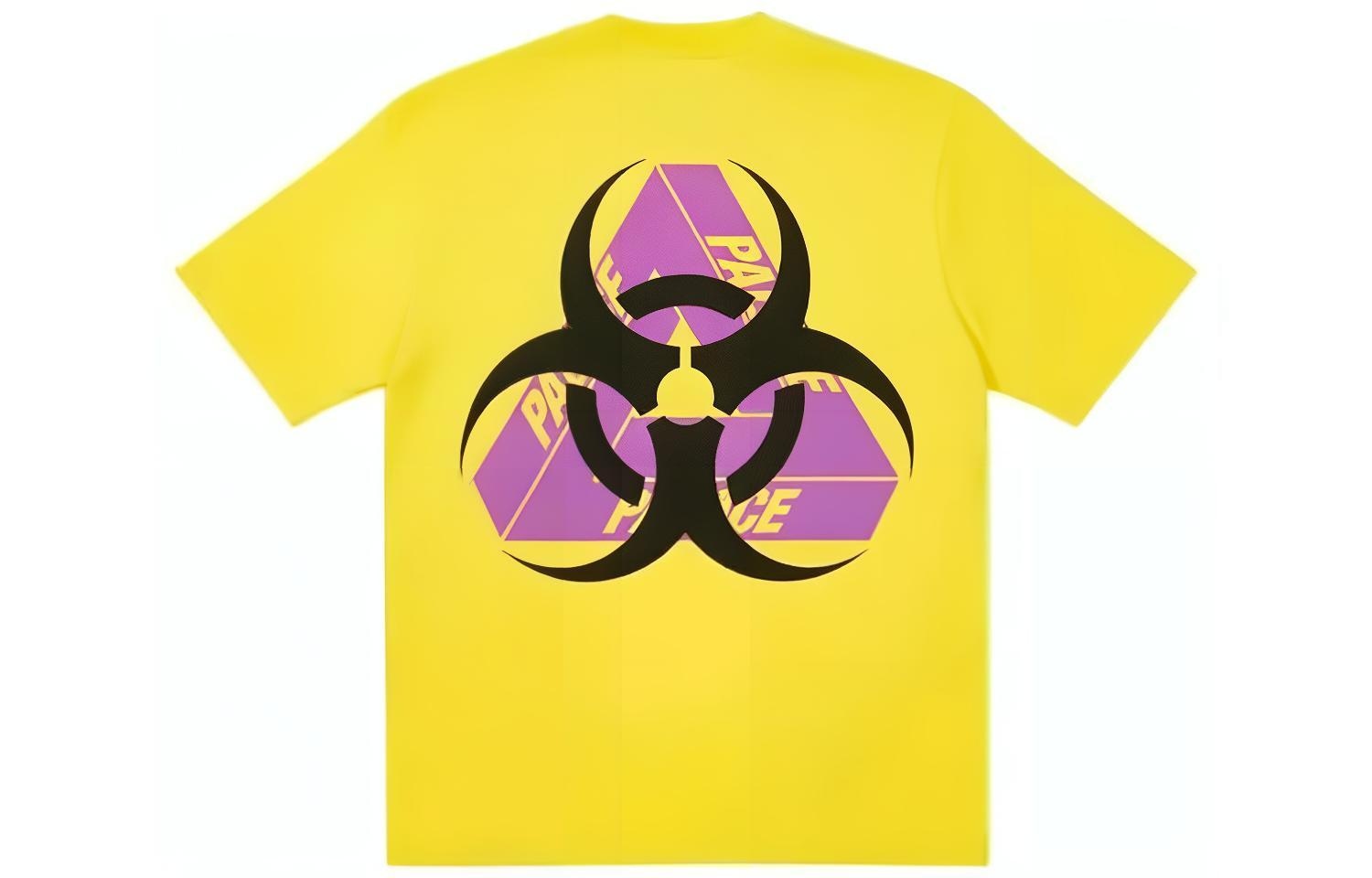 PALACEBIO HAZRD T-SHIRT YELLOW LogoT