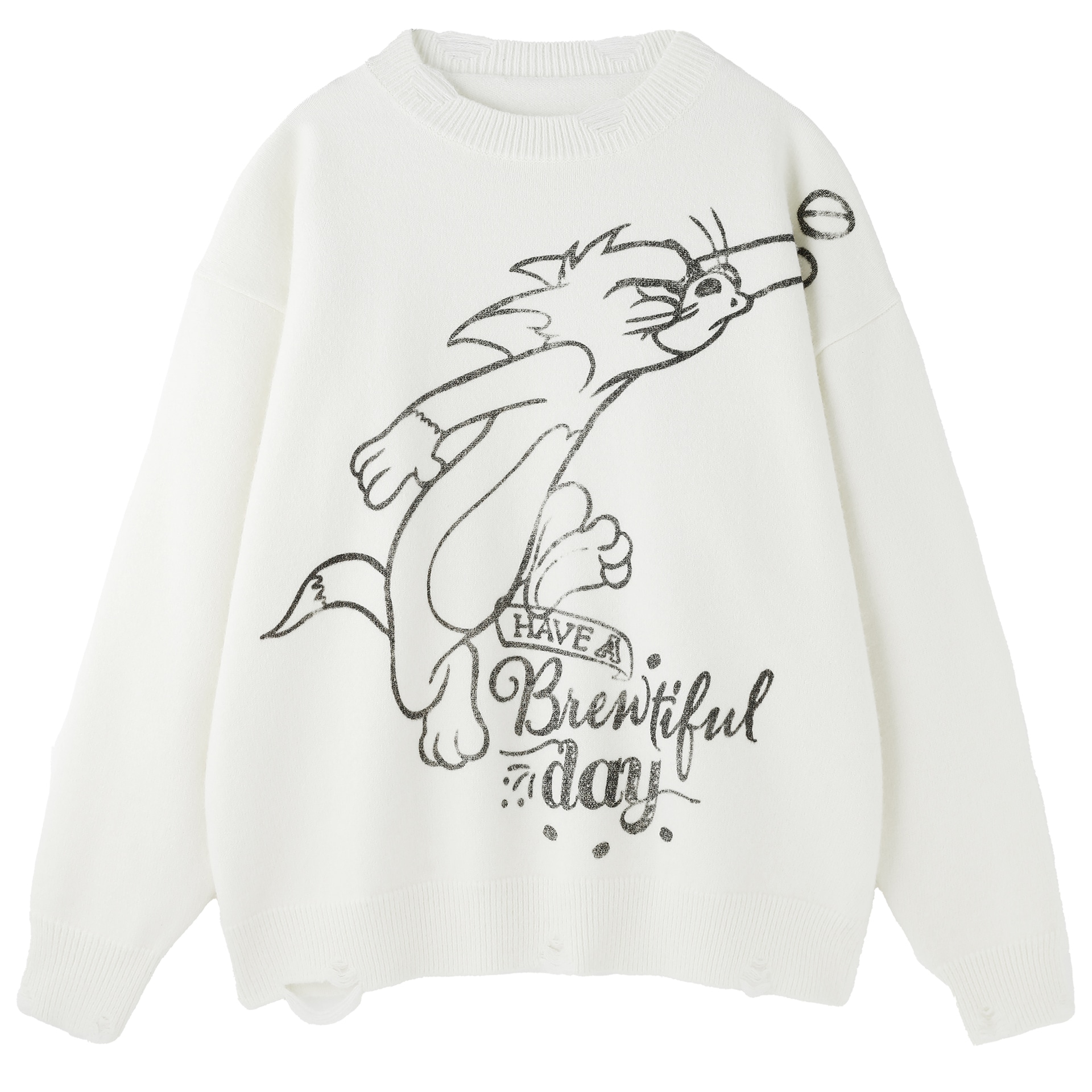 BJHG x Tom and Jerry Oversize Sweater