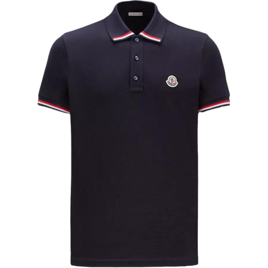 Moncler SS23 Polo Shirt Navy