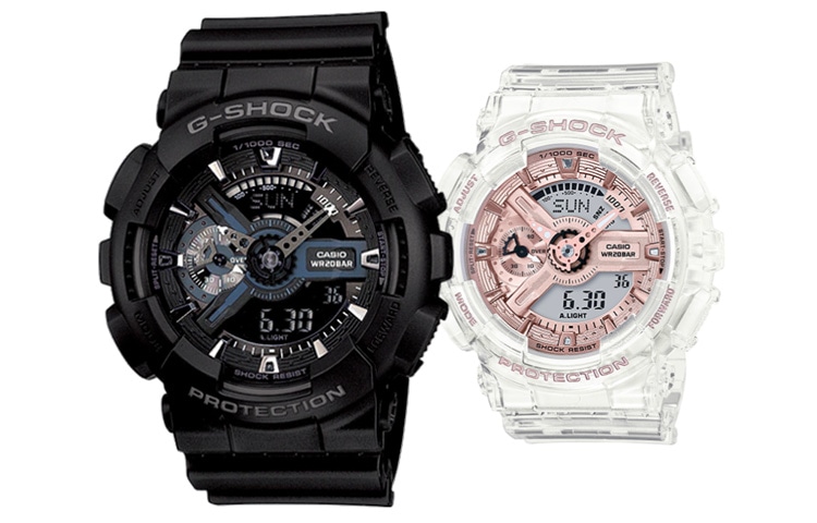 Часы CASIO/卡西欧 Casio G-Shock GA-110-1BDR & GMA-S110SR-7A