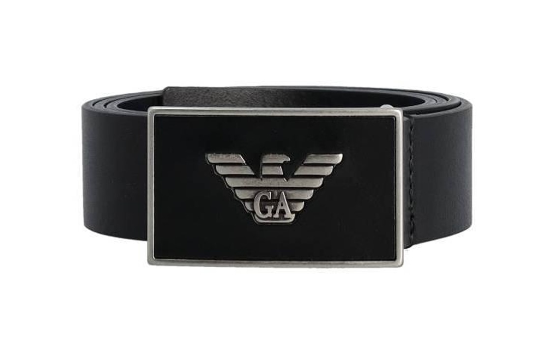 EMPORIO ARMANI/阿玛尼 Emporio Armani Belt Black