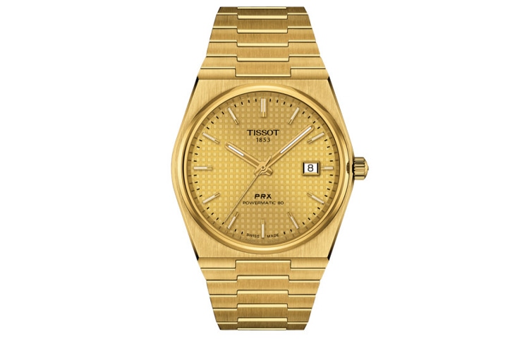 Часы TISSOT/天梭 Tissot PRX Automatic 40mm Gold