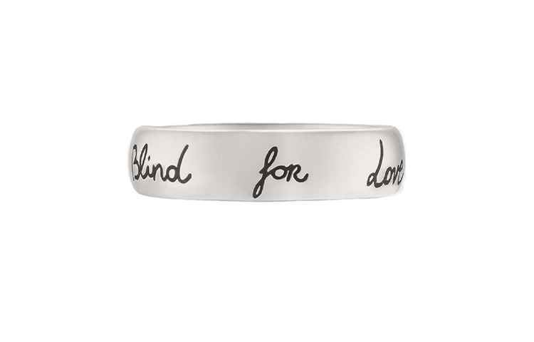 GUCCI/古驰 Gucci Blind For Love Silver Ring