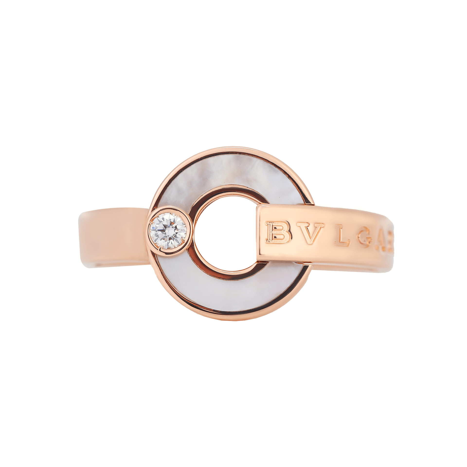 BVLGARI/宝格丽 BVLGARI 18K Rose Gold Ring