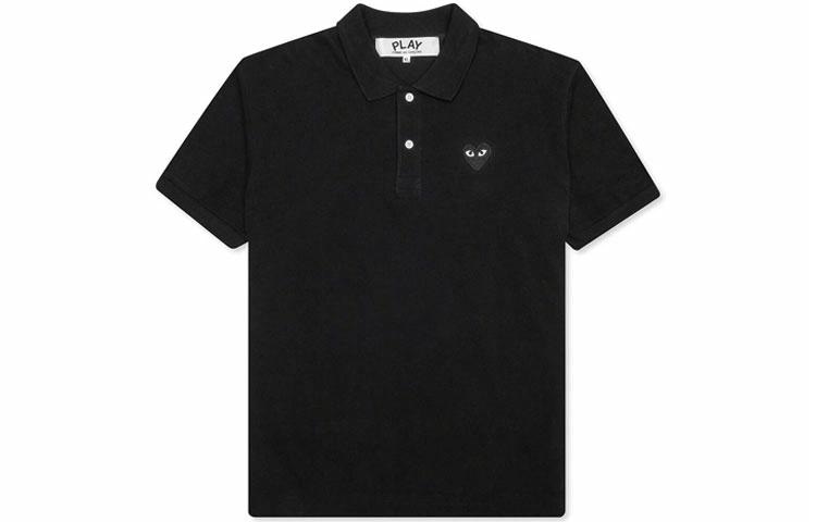 CDG Play Black Heart Polo