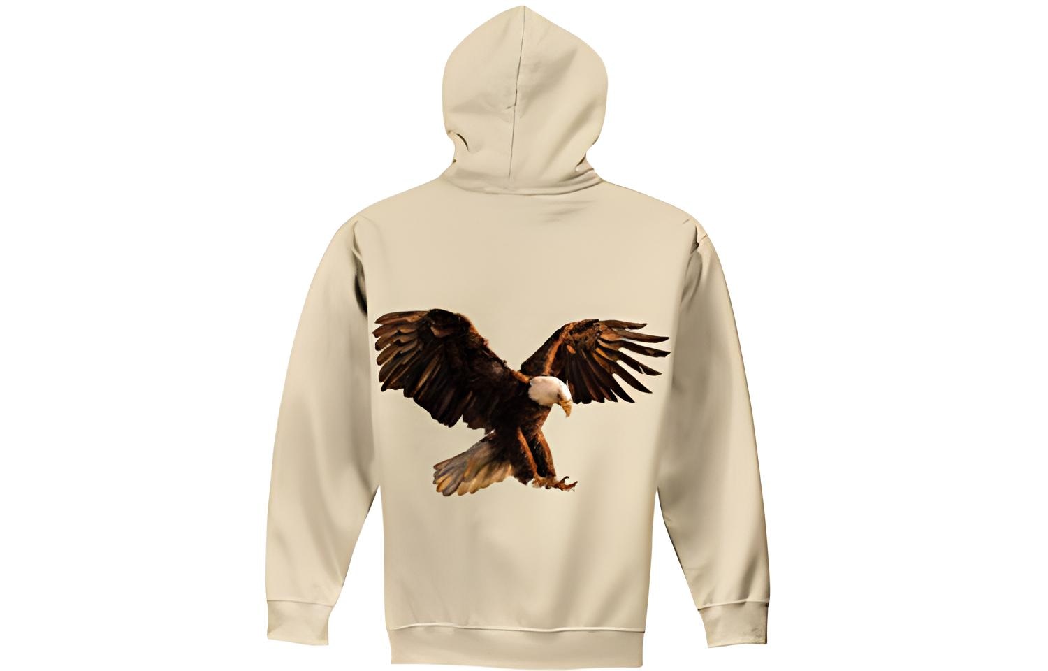 Худи Travis Scott Cactus Jack Eagle Birds Hoodie Beige