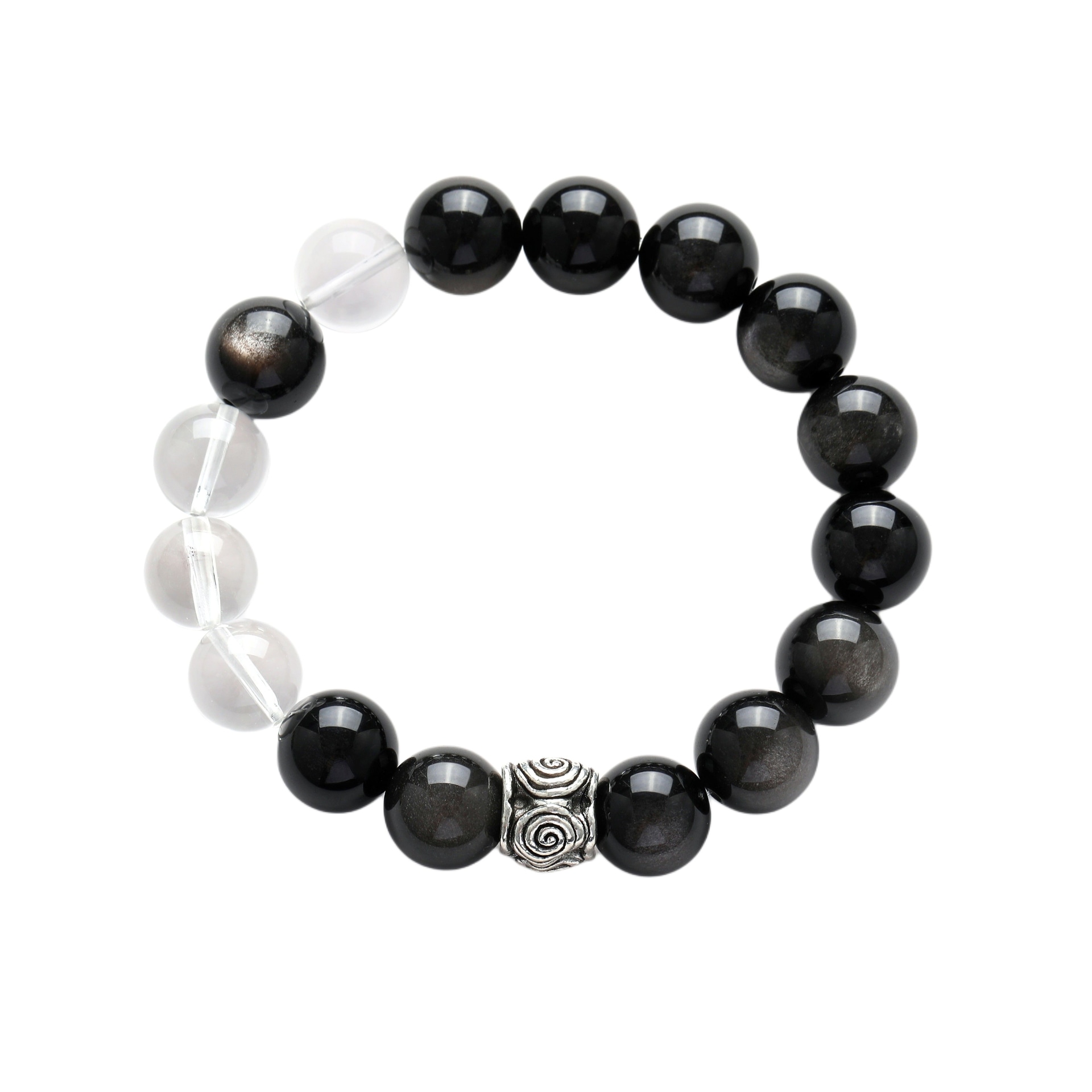 *EVAE+MOB EVAE+MOB Obsidian Bracelet