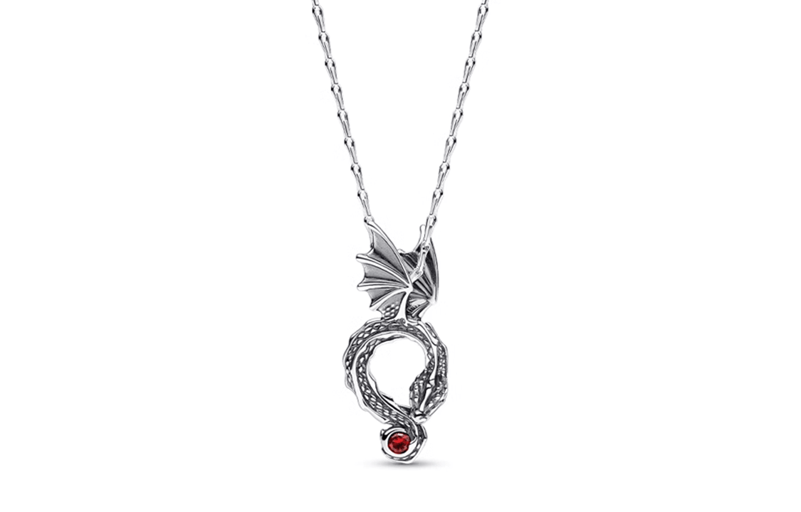 Pandora/潘多拉 Pandora Game of Thrones Dragon Pendant Necklace