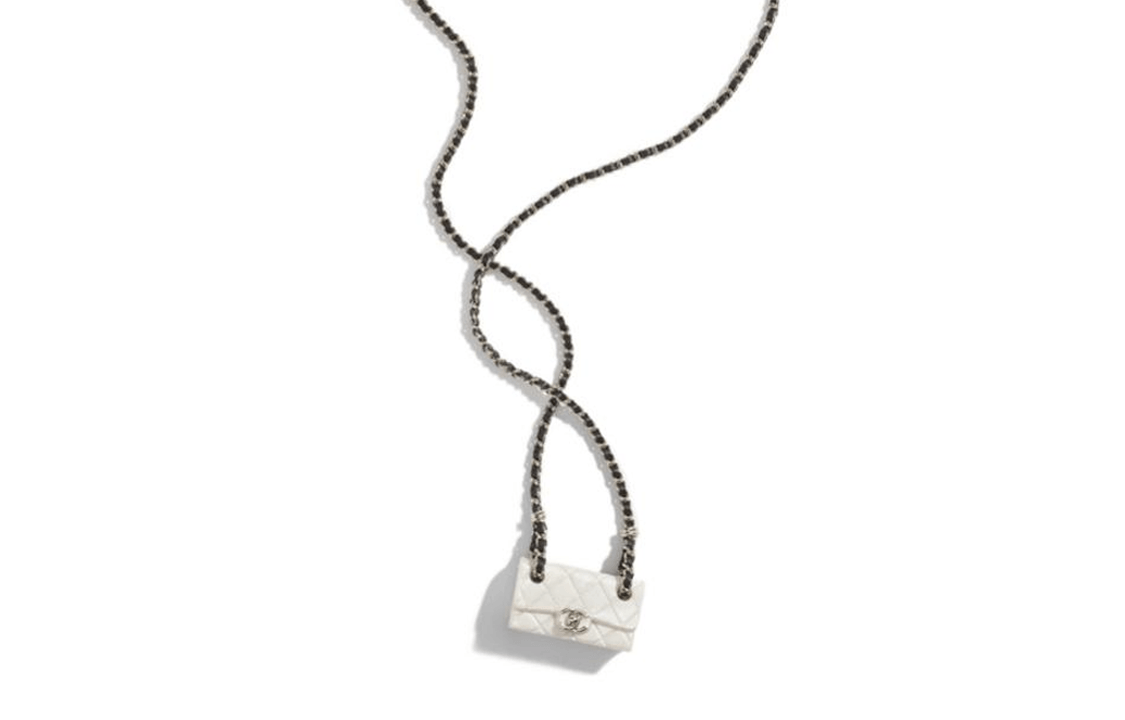 CHANEL Necklace Black