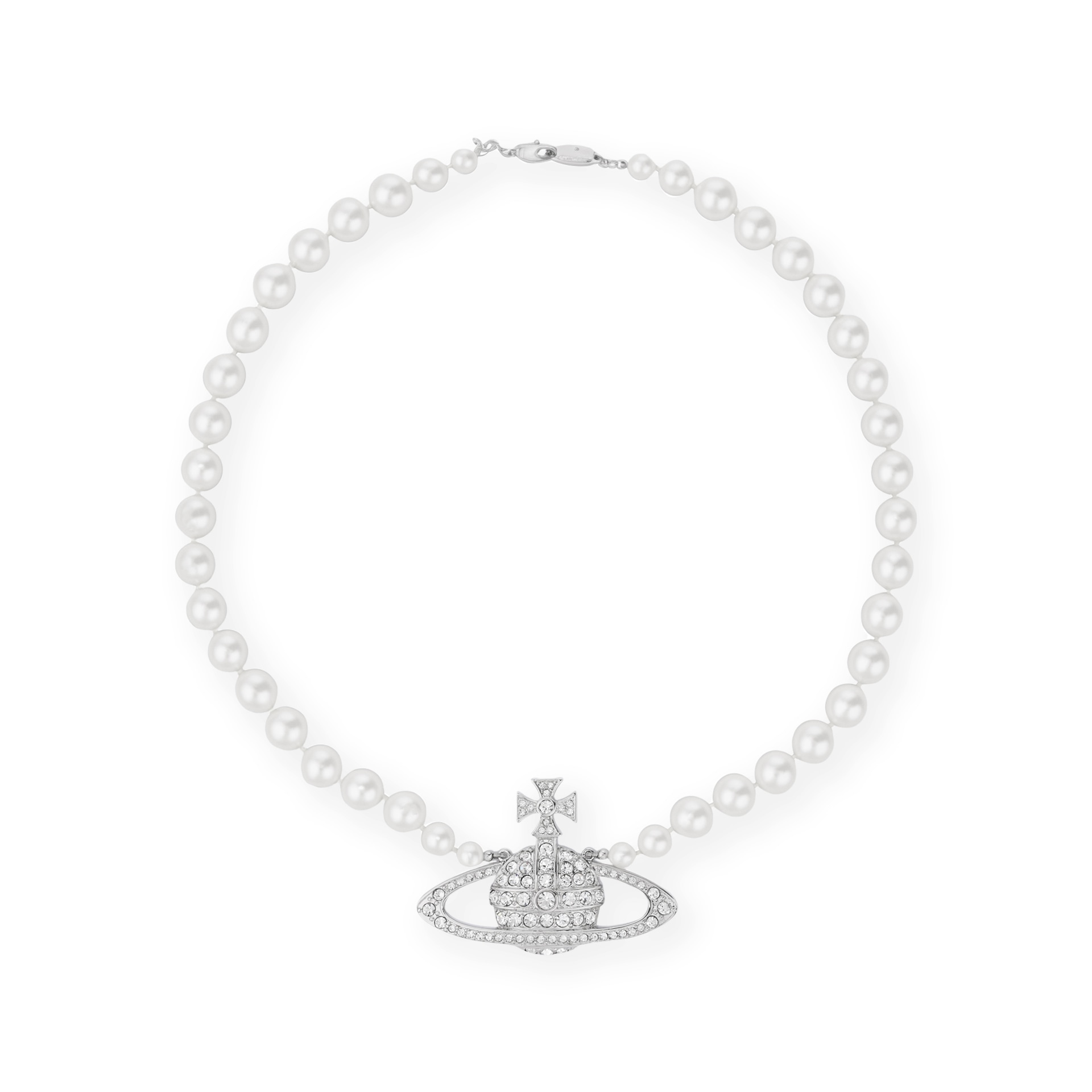 Vivienne Westwood Bas Relief Pearl Necklace